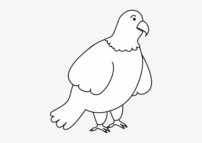 free eagle black and white clipart images