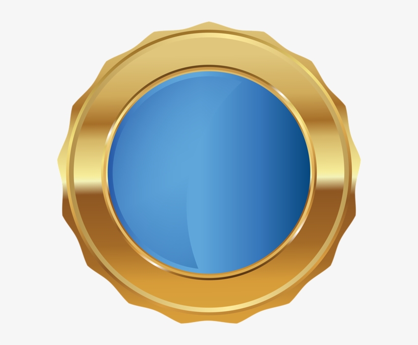 Clipart Shield Blue - Blue Seal Png, transparent png #1441105