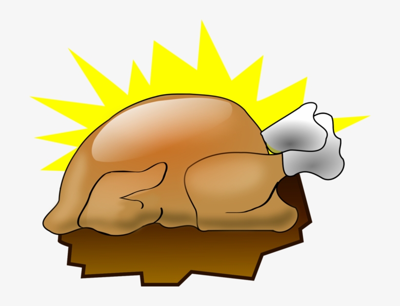 Cooked Turkey Clipart - Animated Turkey For Thanksgiving, transparent png #1441343