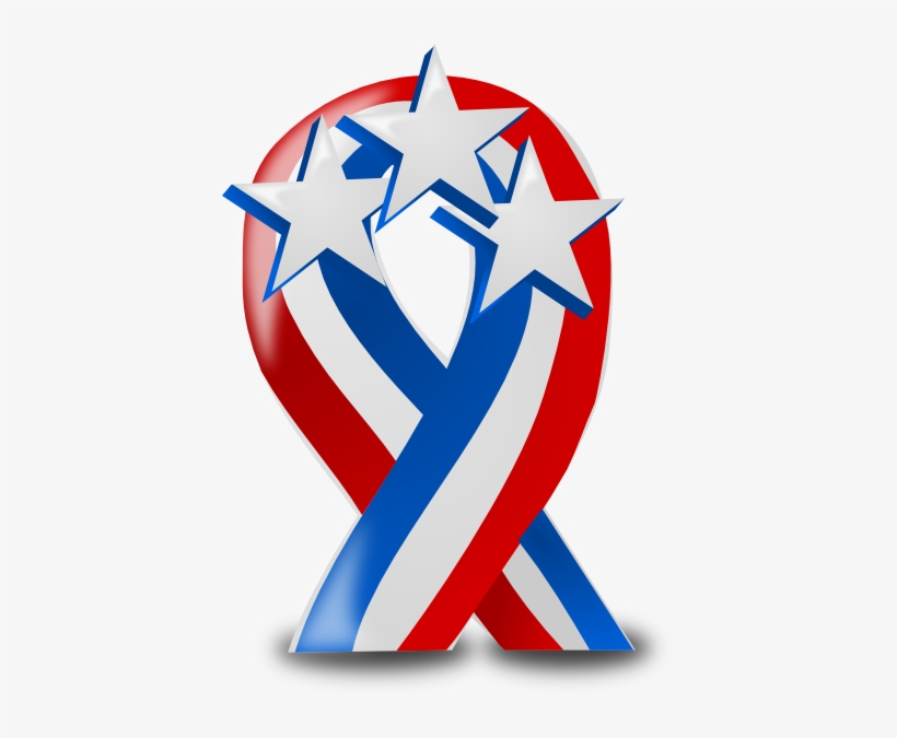 Independence Day Ribbon Svg Clip Arts 414 X 595 Px, transparent png #1441391