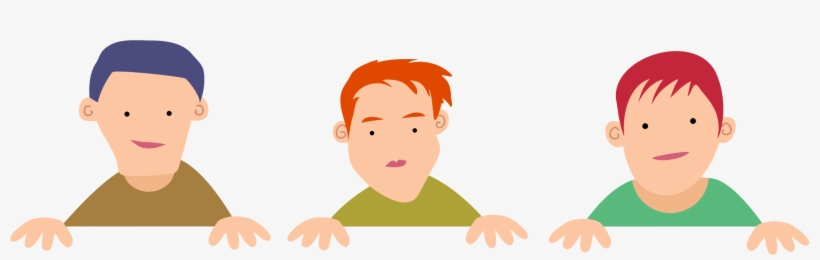 This Free Icons Png Design Of Three Boys, transparent png #1441508