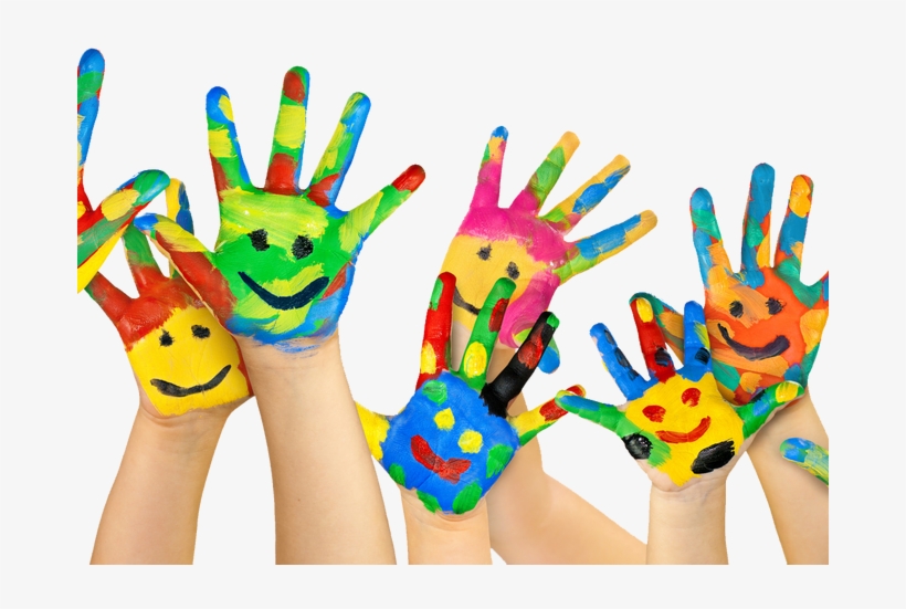 Christian Preschool Graduation Clip Art Clipart Panda, - Messy Art Hands -  Free Transparent PNG Download - PNGkey
