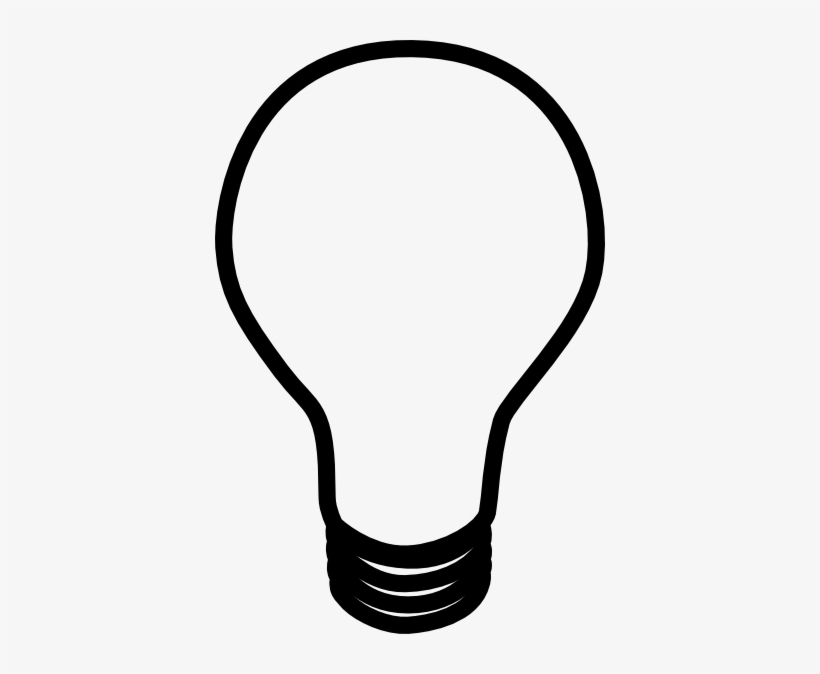 Lightbulb Clipart Black And White Images Pictures - Light Bulb Clip Art, transparent png #1441803