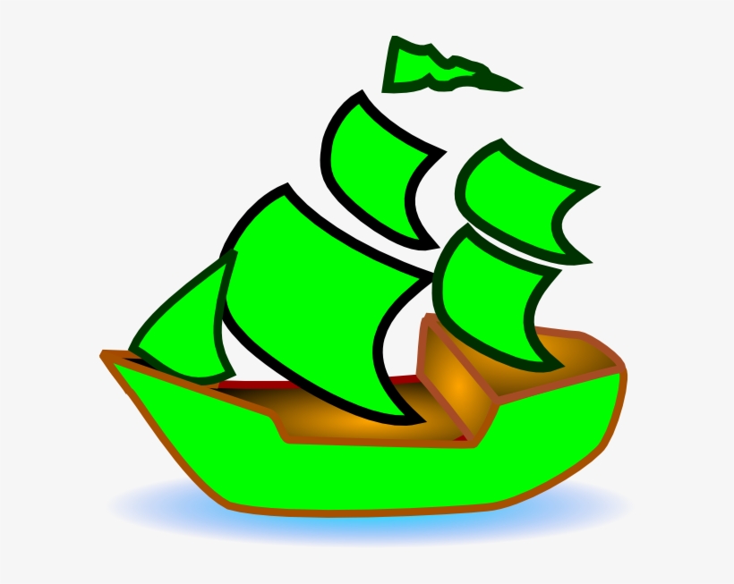 How To Set Use Green Boat Clipart, transparent png #1442012