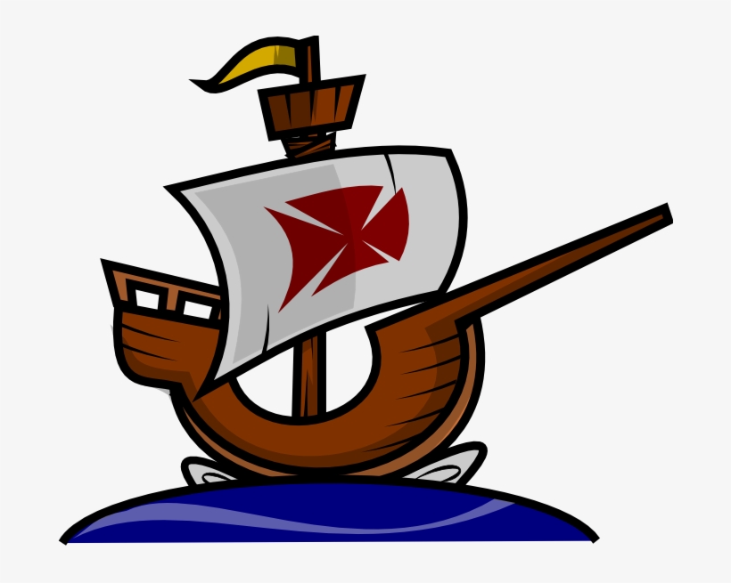 Boat Free To Use Clip Art - 12 De Octubre Carabelas, transparent png #1442045