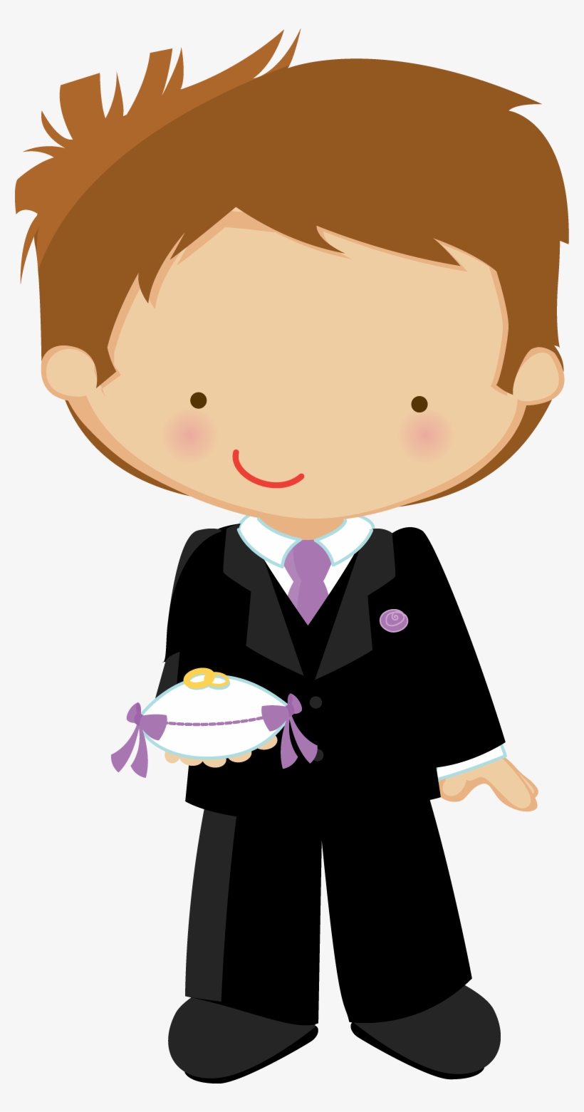 Ring Clipart Boy - Pajem E Daminha Png, transparent png #1442049