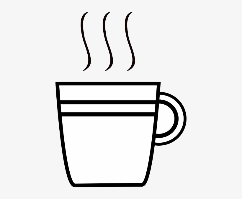 Cup Black & White, transparent png #1442124