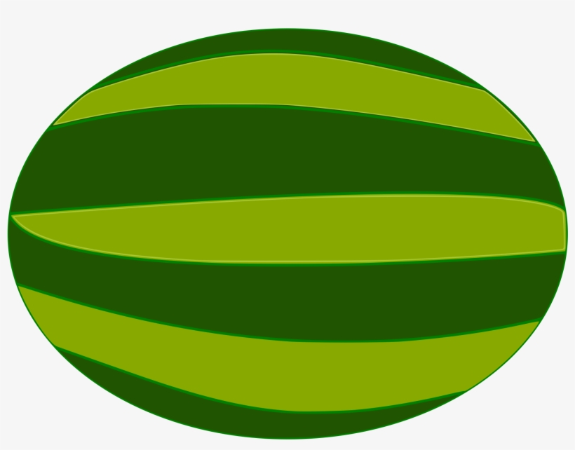 Watermelon Png Clipart - Oval Watermelon Clipart, transparent png #1442134