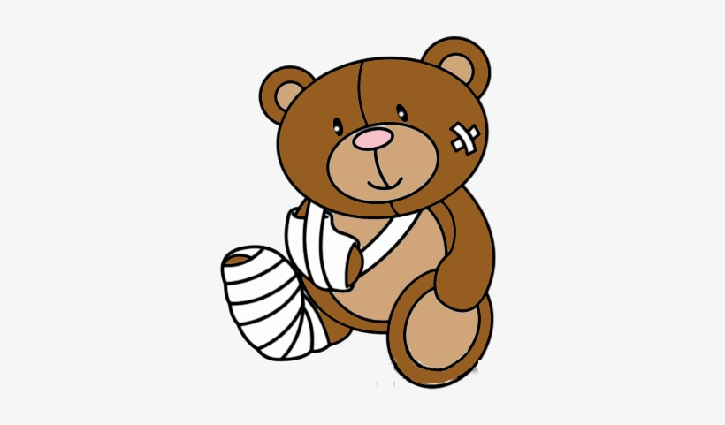 Teddy Bear Clipart Sick - Sick Teddy Bear Clipart, transparent png #1442662