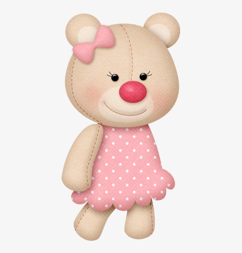 Lliella Cloud9 Beargirl2 - Cute Pink Bear Clipart Png, transparent png #1442663