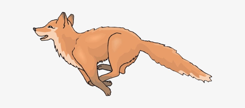 Fox Cliparts - Fox Running Transparent Background, transparent png #1442805
