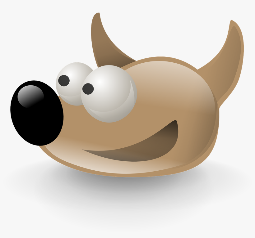 Gimp, Logo, Dog, Sout, Cartoon, Comic, Animal, Fox - Gimp, transparent png #1442931