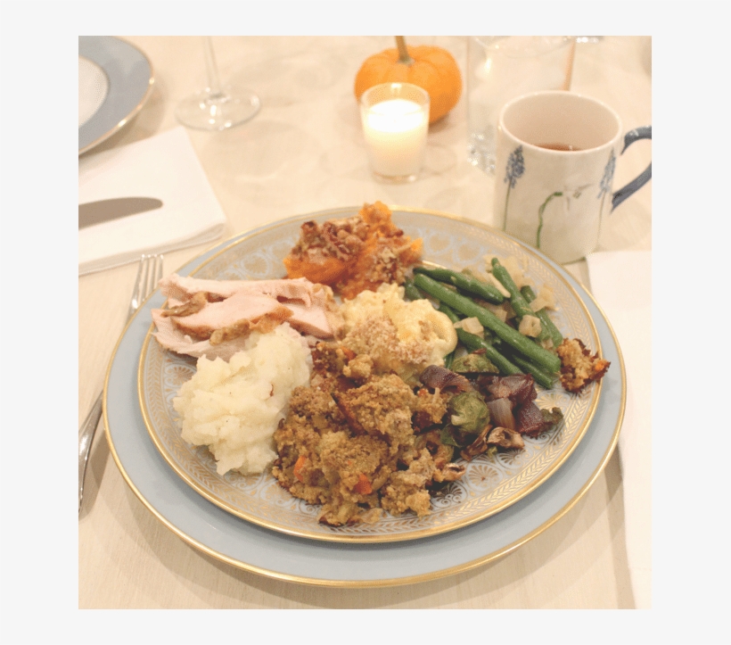 Thanksgiving Clipart Thanksgiving Full Breakfast Plate - Thanksgiving, transparent png #1442935
