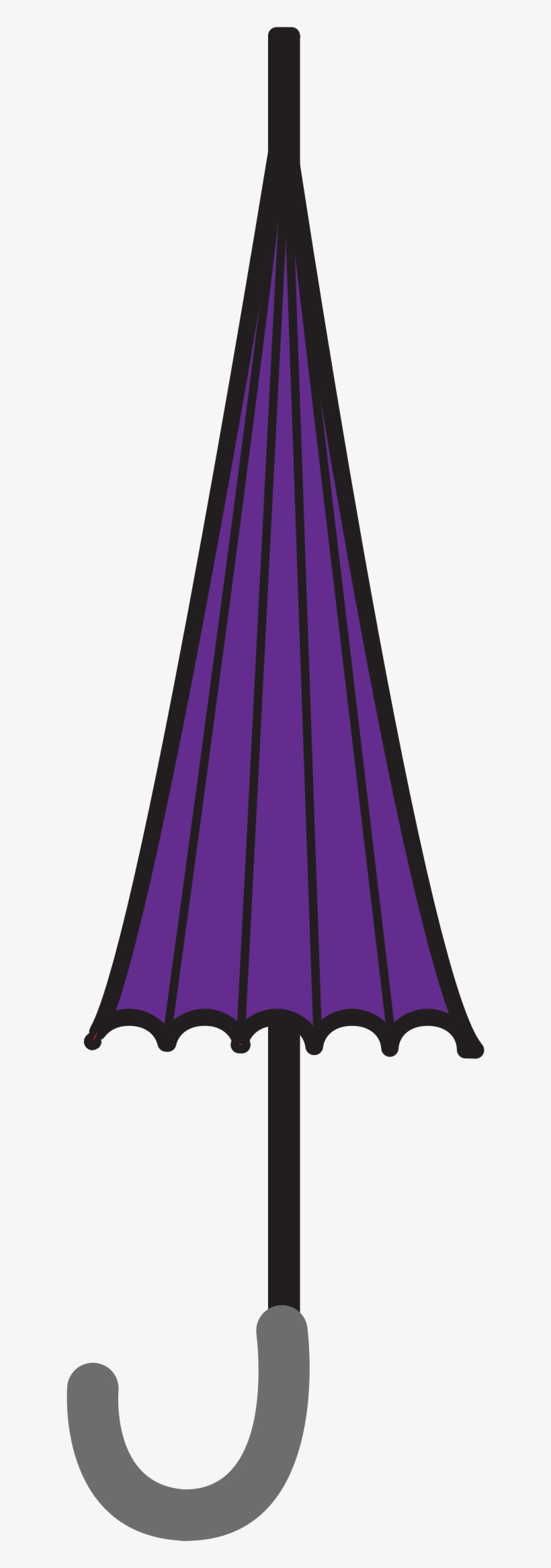 Umbrella Clipart Closed Umbrella - Closed Umbrella Clipart Png, transparent png #1442962