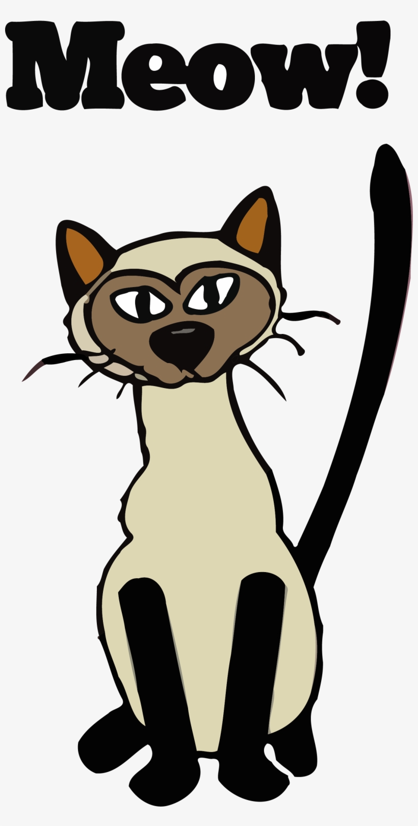 Meow Cat Clipart Png Clipartlyclipartly - Cat Meow Clipart, transparent png #1442965