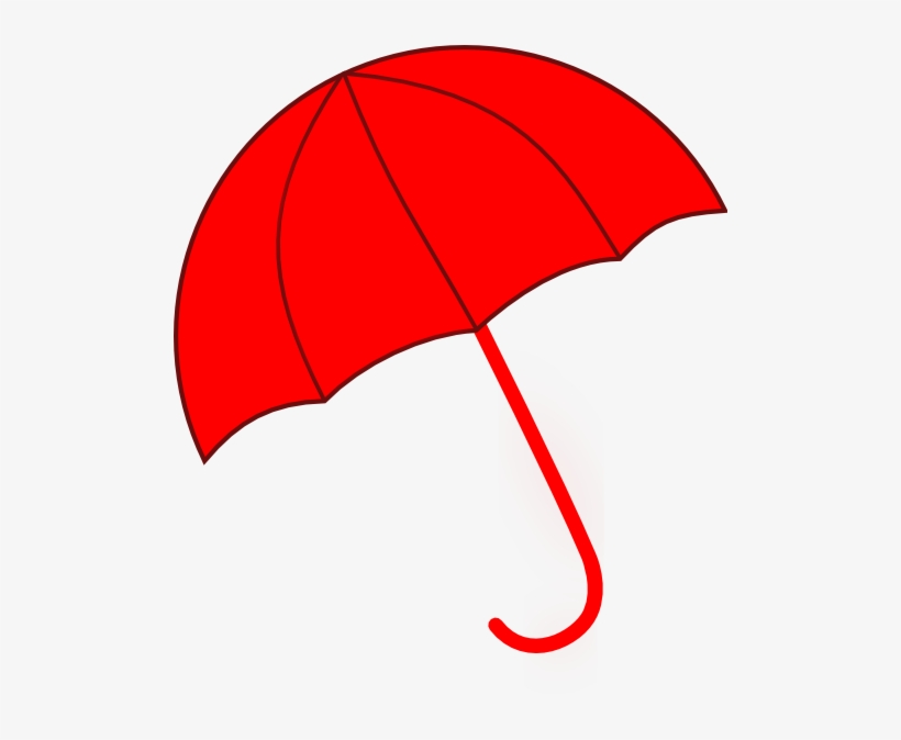Clip Art At Clker Com Vector Online - Clip Art Red Umbrella, transparent png #1443037