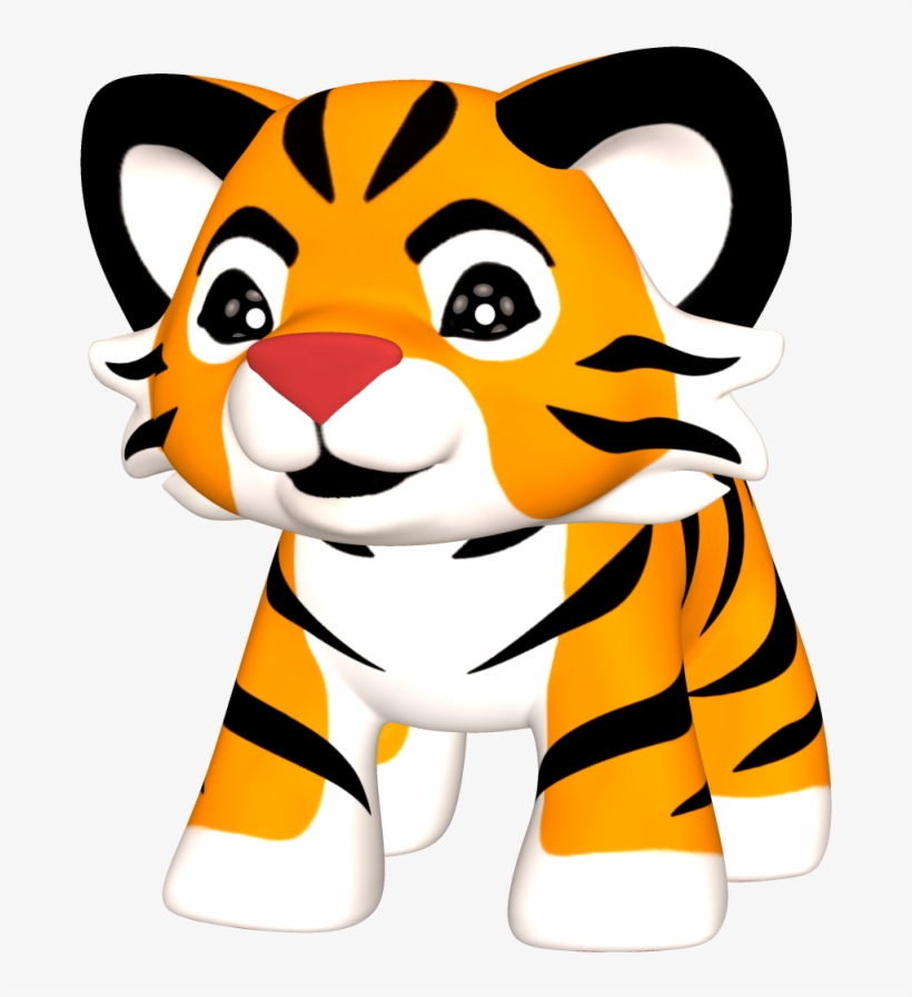 Baby Tiger Clipart Png - Clip Art, transparent png #1443531