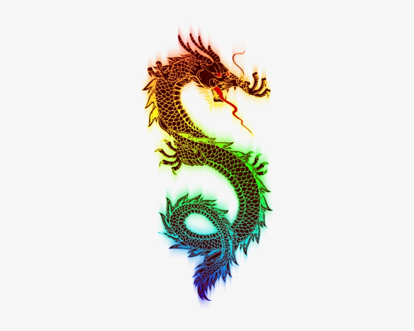Rainbow Dragon Clipart Png For Web, transparent png #1443663