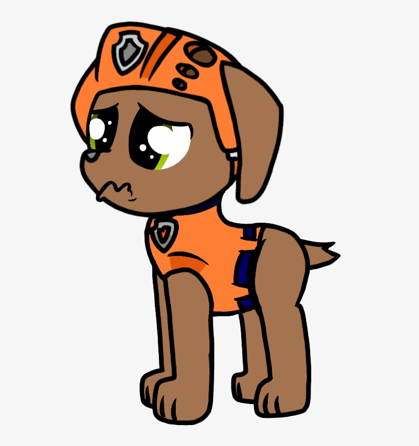 Paw Patrol Zuma By Rainboweevee Da - Paw Patrol Marshall Sad, transparent png #1443897