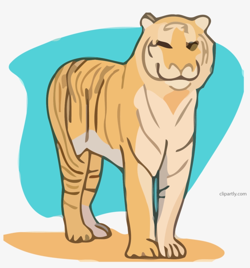Tiger Clipart Png - Portable Network Graphics, transparent png #1444030