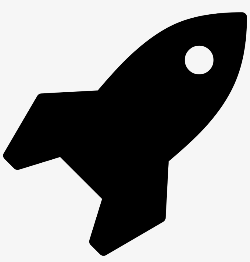 Small Rocket Ship Silhouette Svg Png Icon Free Download - Font Awesome Rocket Png, transparent png #1444326