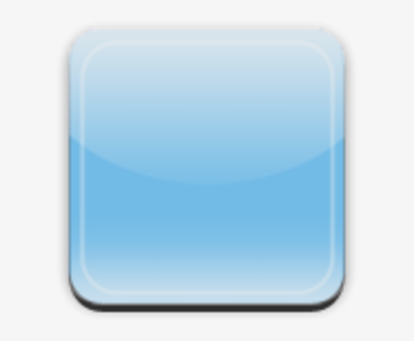 Glass App Button - Glass Window Clipart Png, transparent png #1444442