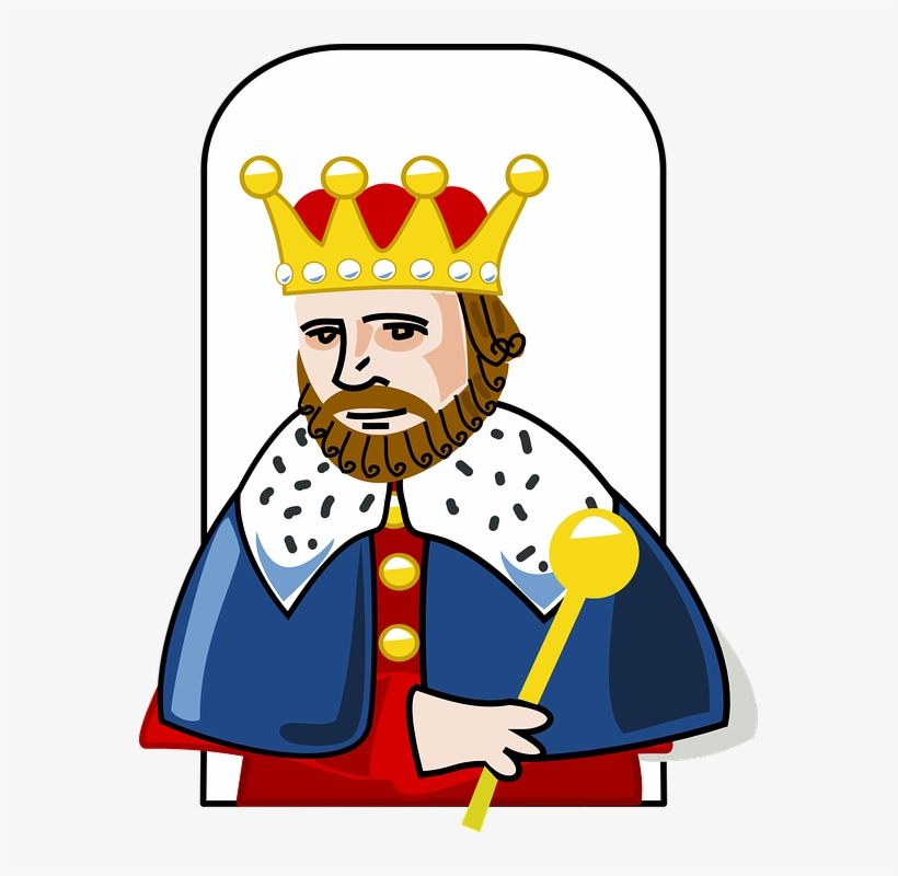 Crown And A Scepter On A Royal Pillow Clipart Image - King Clipart, transparent png #1444444