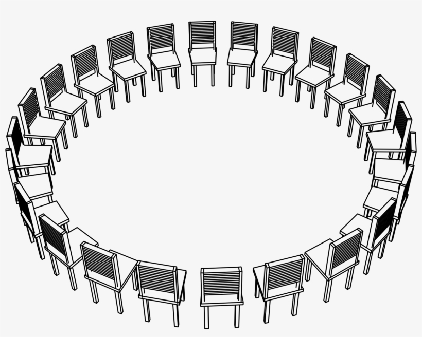 Big Image - Chairs In A Circle Clipart, transparent png #1444501