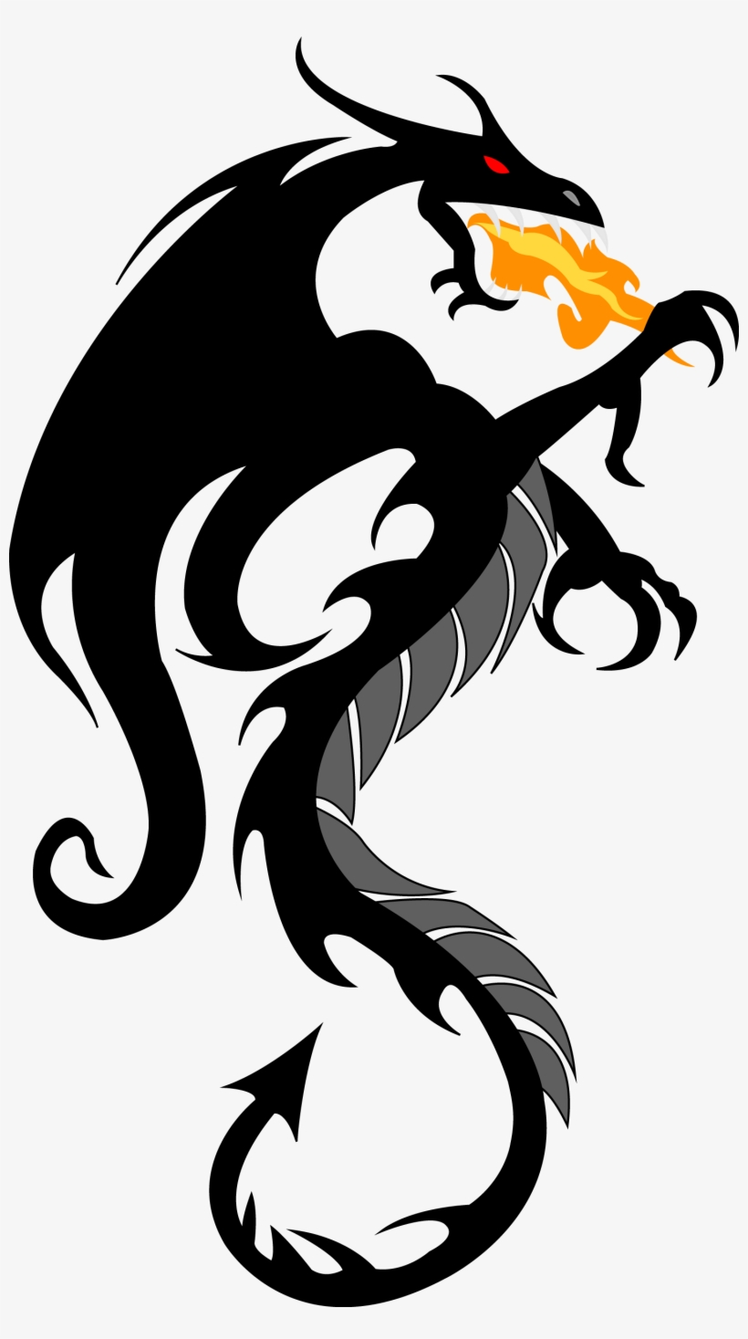 Clipart Dragon Celtic Dragon Clipart Dragon Celtic - Latest Dragon Tattoos, transparent png #1444634