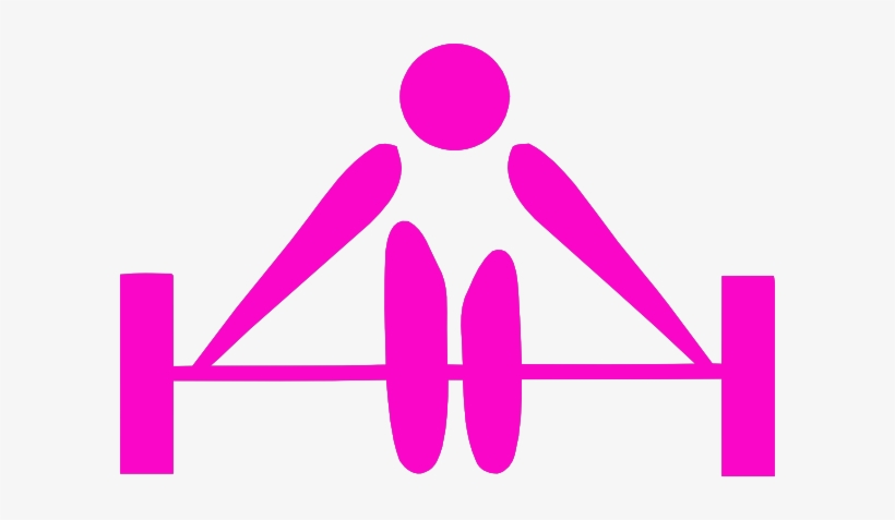 Weight Clipart Pink Dumbbell - Olympic Weightlifting, transparent png #1444665