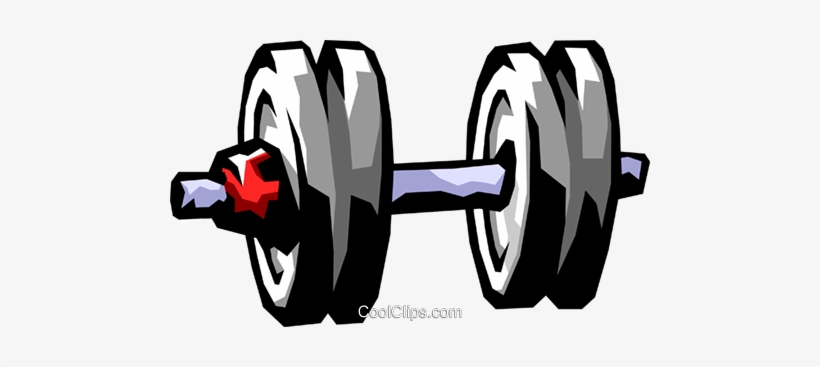 Dumbbell Royalty Free Vector Clip Art Illustration - Krafttraining Clipart, transparent png #1444667