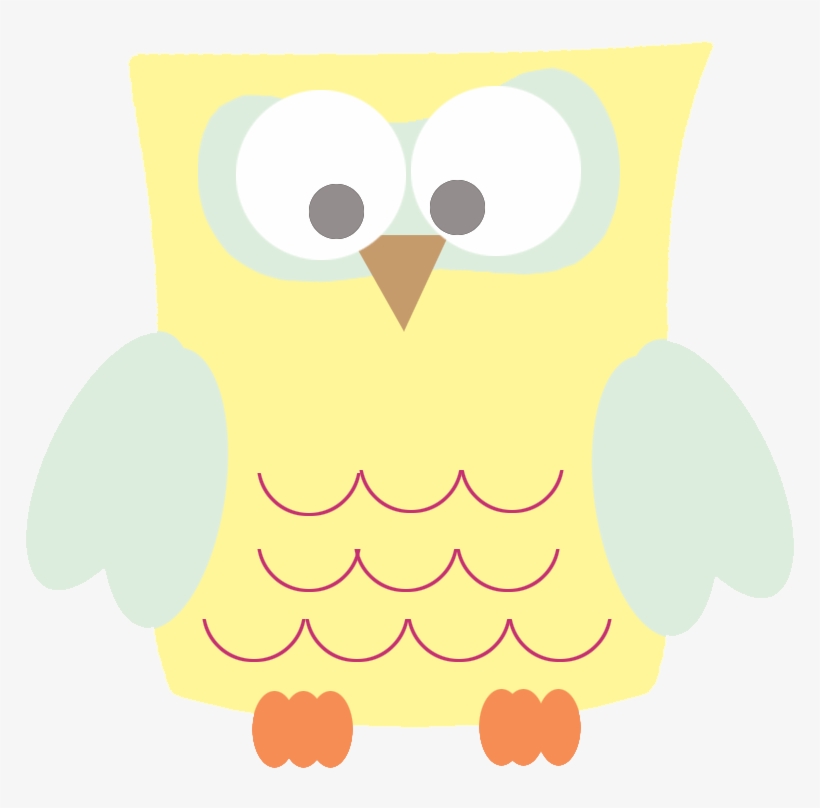 Funny Yellow Owl Clipart - Owl Clip Art Black Background, transparent png #1444791