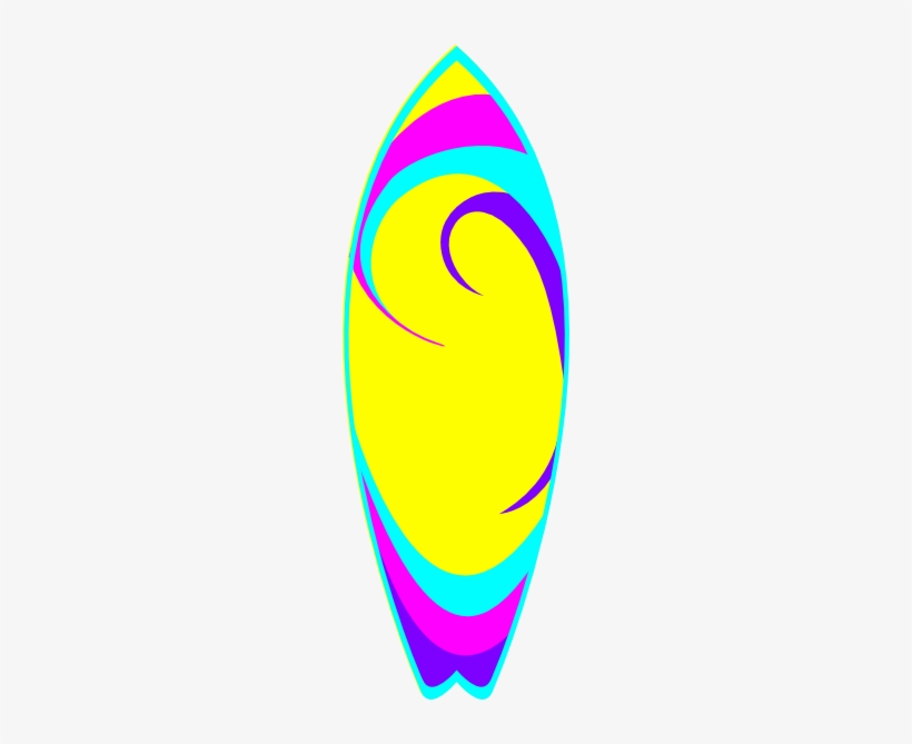 This Free Clipart Png Design Of Surfboard Clipart Has, transparent png #1444888
