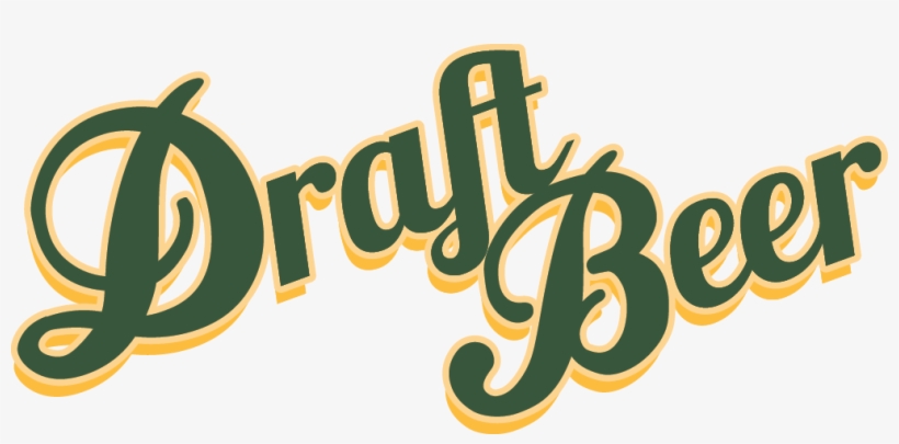 Beer Clipart Draught Beer - Draft Beer Logo Png, transparent png #1444925