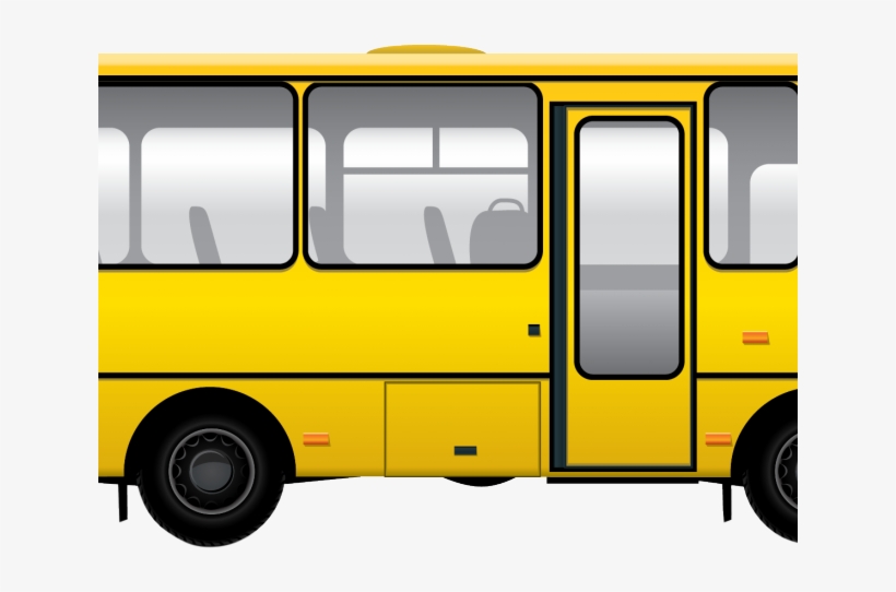 Bus Clipart Private Bus - Bus Vector, transparent png #1445046