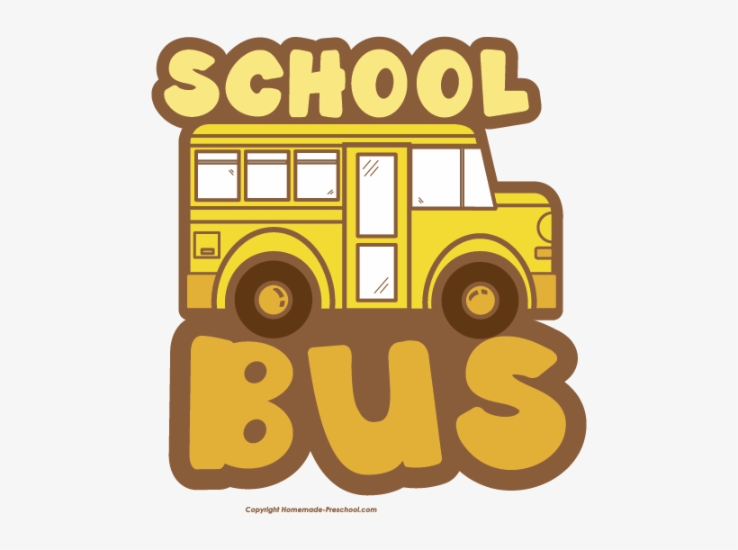 Free School Bus Clipart 7 - School Bus Word Clipart, transparent png #1445249