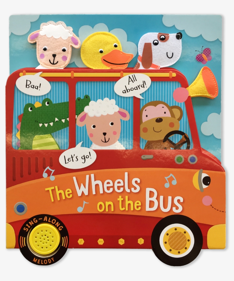 Bus Clipart Sound - Clip Art Wheels On The Bus, transparent png #1445282