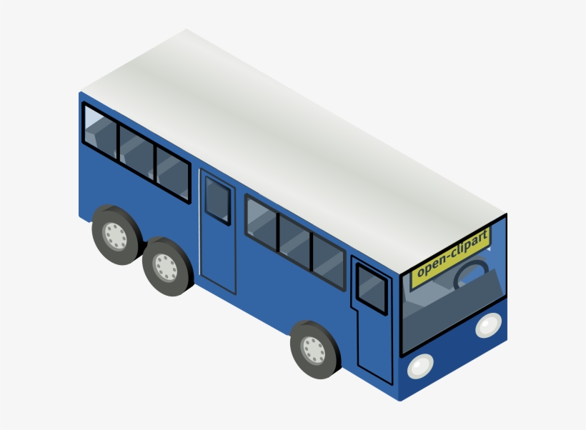 Blue Bus Clipart Png, transparent png #1445439