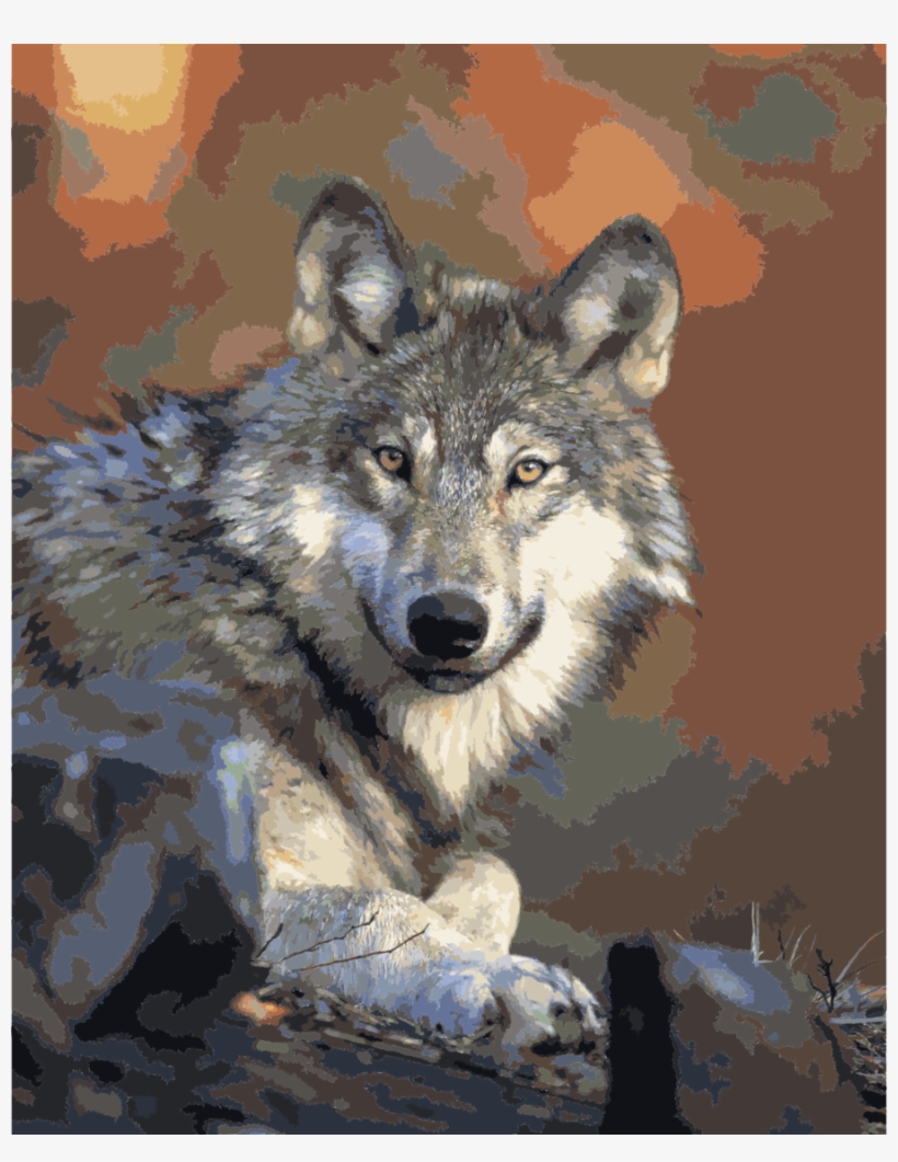 6 Year Old Wolf Clipart Irish Wolfhound Pack Wolf Reintroduction - Eastern Gray Wolf, transparent png #1445635