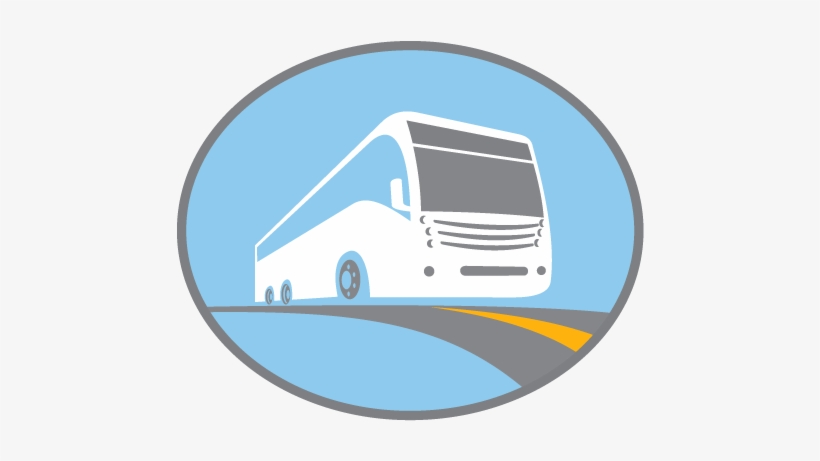 Bus Clipart Charter Bus - Button Bus Png, transparent png #1445637