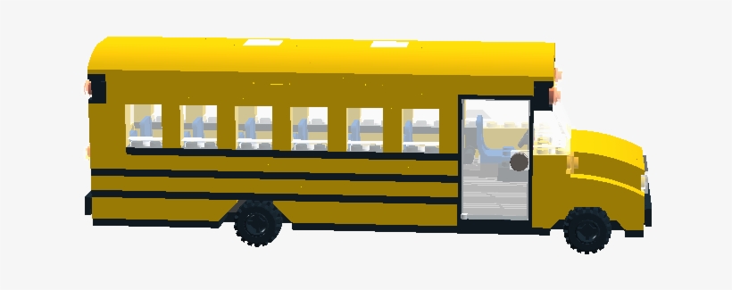 School Bus Clipart Black And White Library - Lego School Bus Digital Designer, transparent png #1445681