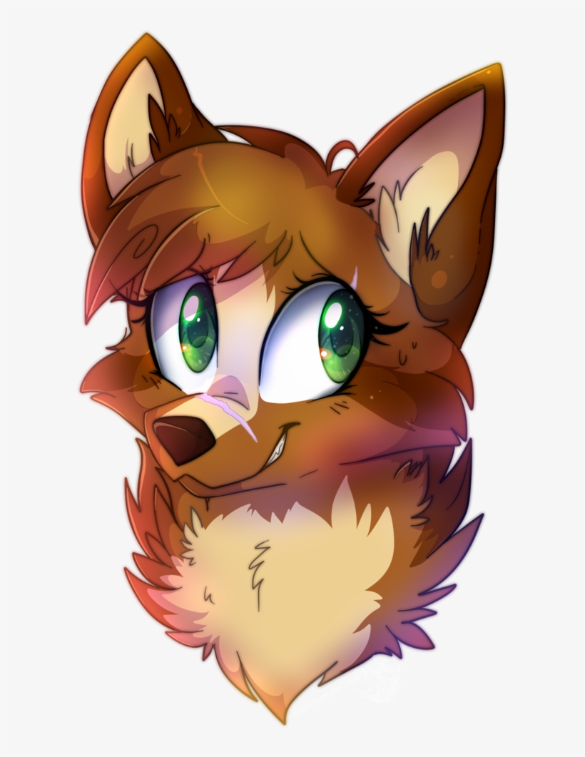 And Apples By Nighttame On Deviantart - Cute Wolf Headshot Drawing, transparent png #1445757
