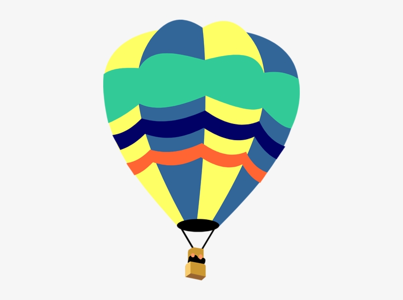 Hot Air Balloon Clip Art - Hot Air Balloon, transparent png #1445992