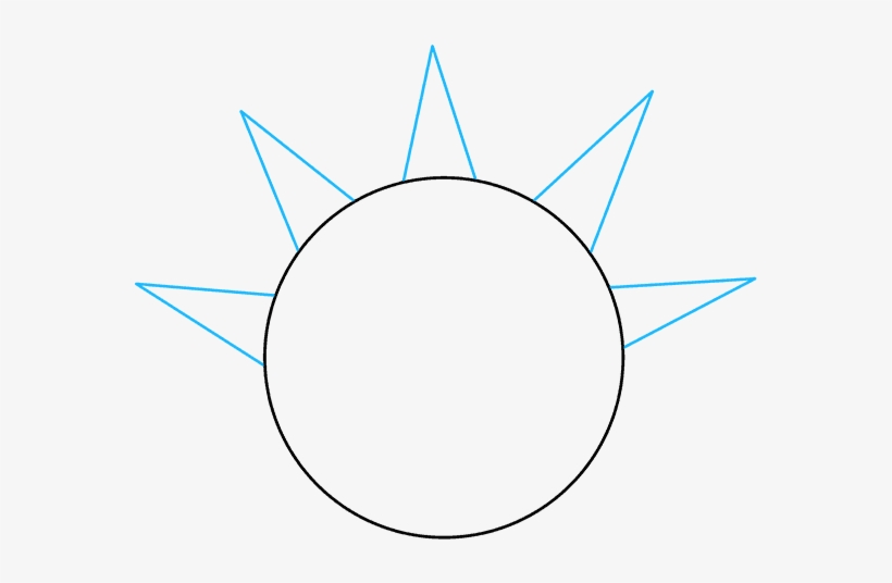 How To Draw Sun - Circle, transparent png #1446104