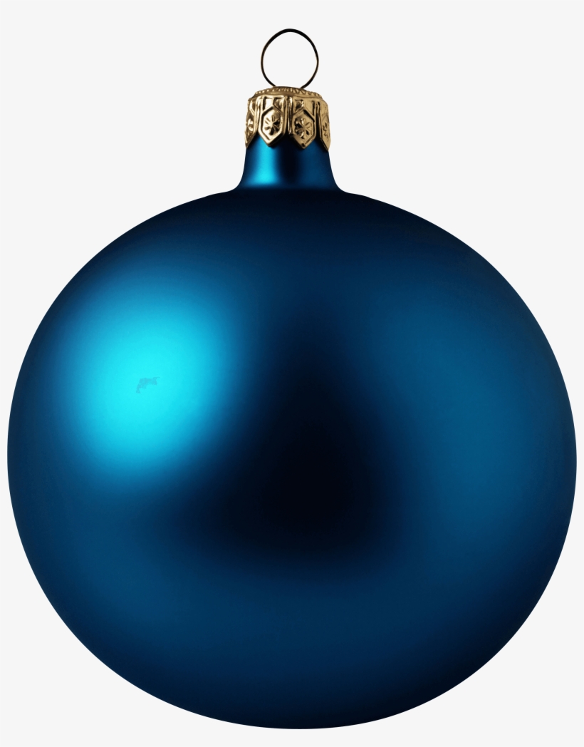 Christmas Ball Blue Png, transparent png #1446138