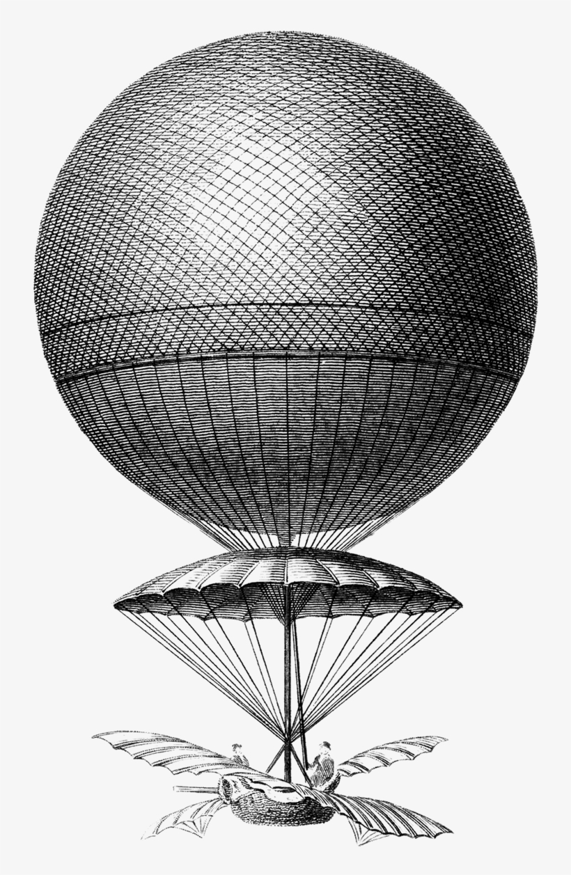 Aeronautics Png Transportation Travel Free Image On - Hot Air Balloon Drawing, transparent png #1446424