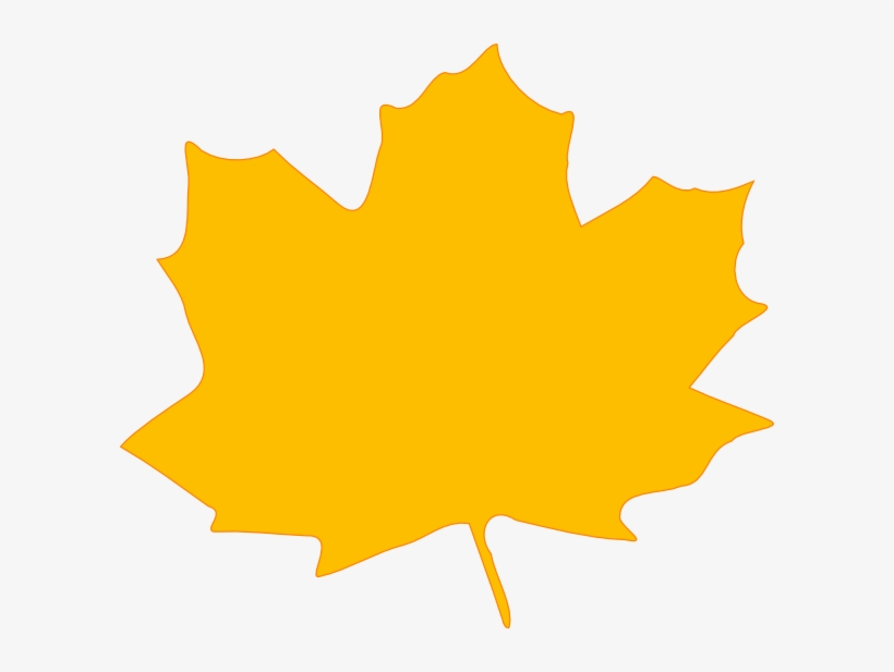 Autumn Leaves Clip Art - Yellow Fall Leaf Clip Art, transparent png #1446496