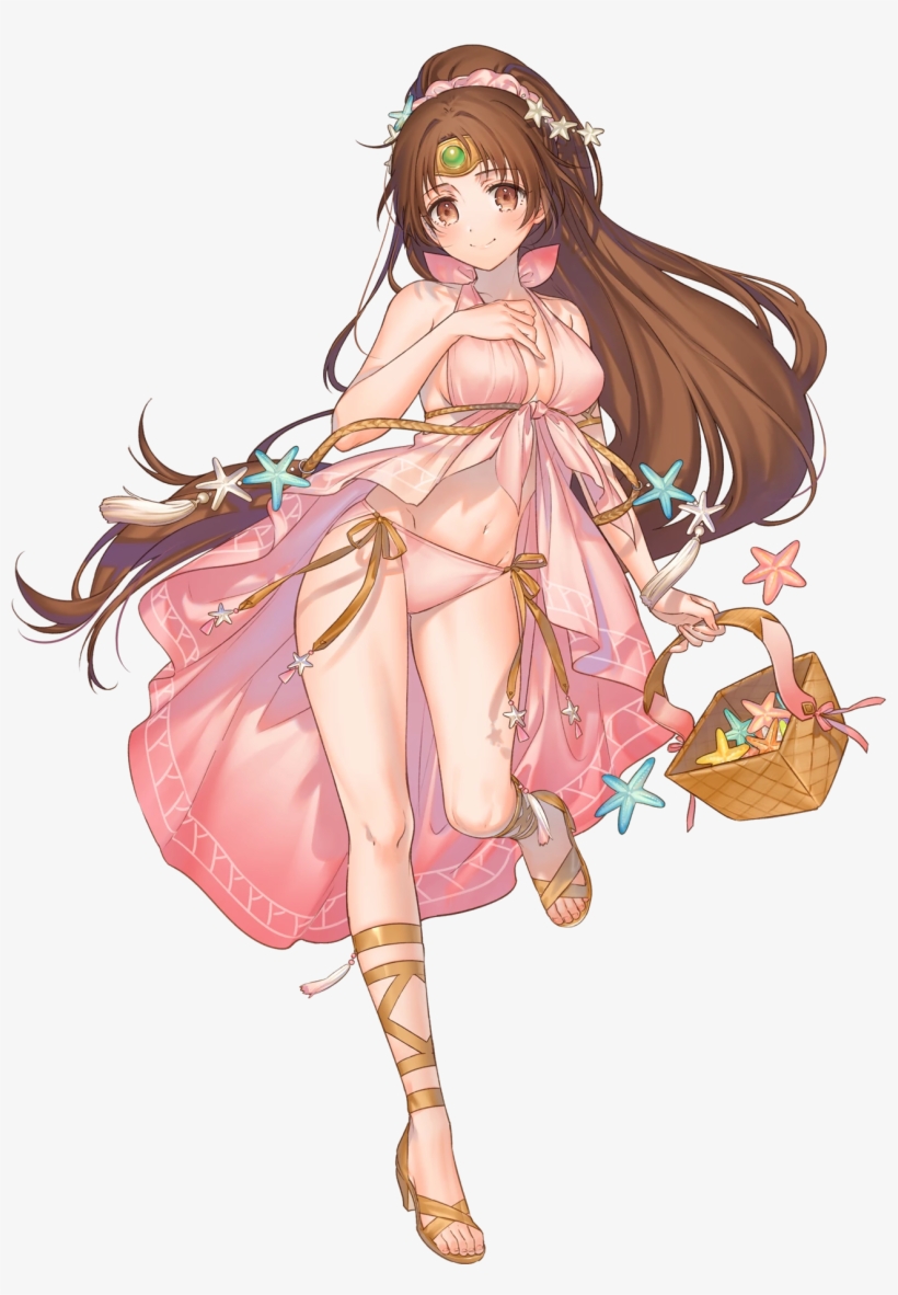 Linde Summer Rays Face - Fire Emblem Heroes Linde, transparent png #1446544