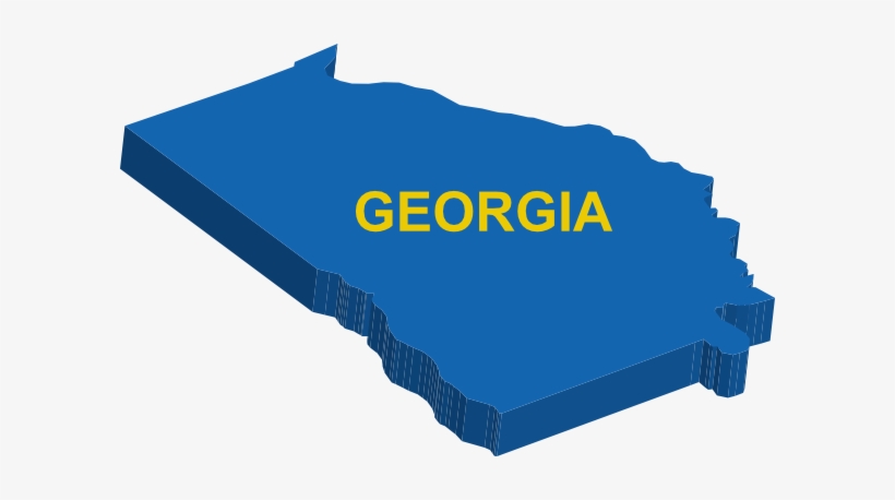 Georgia Clip Art - State Of Georgia 3d, transparent png #1446577