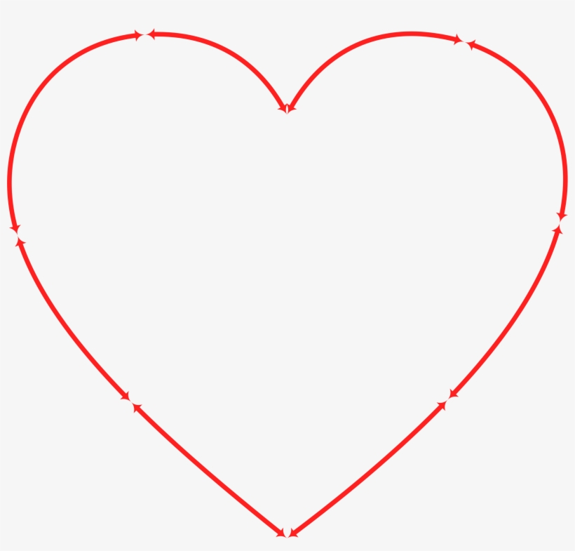 Image Black And White Download Big Image Png - Draw A Big Love Heart, transparent png #1446579